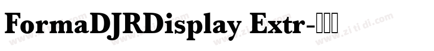 FormaDJRDisplay Extr字体转换